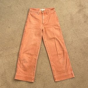 Madewell Wide Leg Cropped Pants